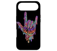 Carcasa para iPhone Air Be Kind ASL Lenguaje de señas | Retro Groovy - Melting Art
