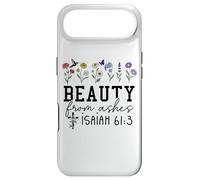 Carcasa para iPhone Air Beauty from Ashes Bible Verse Isaiah 61:3 Christian Jesus