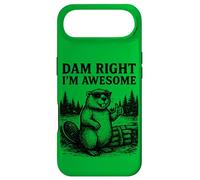 Carcasa para iPhone Air Beaver Juego de Palabras Broma Gráfico Vintage Animal Humor Impresionante