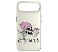Carcasa para iPhone Air Bebedor de café gótico en Pink Coffee is Life Pastel Goth