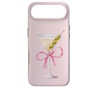 Carcasa para iPhone Air Bebida de cóctel Pink Coquette, Copa de Martini, Vodka con Oliva, Ginebra
