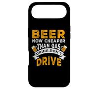 Carcasa para iPhone Air Beer Now Cheaper Than Gas Drink Don't Drive Funny Drinking