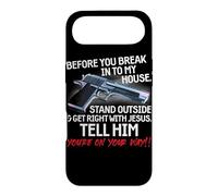 Carcasa para iPhone Air Before You Break Into My House Stand Outside - 2nd Amendment