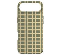 Carcasa para iPhone Air Beige Brown Cream Classic Railroad Vertical Stripes Pattern