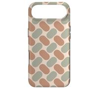 Carcasa para iPhone Air Beige Brown Wavy Ovals Capsule Ellipse Geometric Pattern