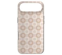 Carcasa para iPhone Air Beige Light Brown Classic Geometric Honeycomb Pattern