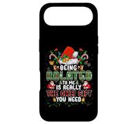 Carcasa para iPhone Air Being Related To Me Christmas Family Ugly Sweater Pajamas