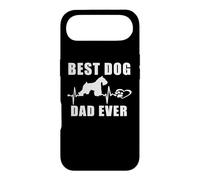 Carcasa para iPhone Air Best Dog Dad Ever Miniature Schnauzer Dog Heartbeat Paw
