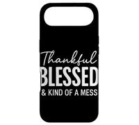 Carcasa para iPhone Air Biblia con Cita Cristiana Thankful Blessed & Kind of A Mess