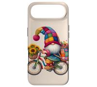 Carcasa para iPhone Air Bicycle Riding GNOME Grandpa For Women Cute Summer Sunflower