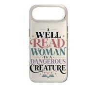 Carcasa para iPhone Air Bien Leído Mujer Lectora Cita Amante de Libros Feminista