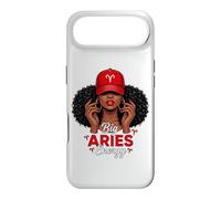 Carcasa para iPhone Air Big Energy Aries Zodiac Afro Women Red Cap Black Girl Women