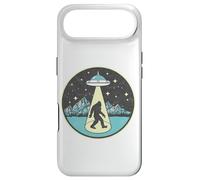 Carcasa para iPhone Air Bigfoot Abduction! Vintage Sasquatch & UFO Alien Graphic