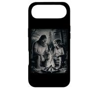 Carcasa para iPhone Air Bigfoot and Alien Campfire Adventure - Nature Hiking tee