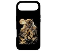Carcasa para iPhone Air Bigfoot Aullando a la Luna Meme Sasquatch