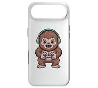 Carcasa para iPhone Air Bigfoot Playing Video Game Sasquatch Video Gamers
