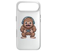 Carcasa para iPhone Air Bigfoot Playing Video Game Sasquatch Video Gamers