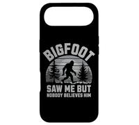 Carcasa para iPhone Air Bigfoot Saw Me Nobody Believes Him Funny Sasquatch Hombres Niños