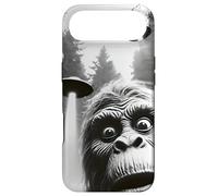Carcasa para iPhone Air Bigfoot Selfie con OVNI & Aliens | Funny Sasquatch
