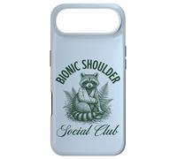 Carcasa para iPhone Air Bionic Shoulder Social Club Raccoon Lesiones Recuperación Divertido