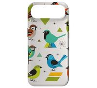 Carcasa para iPhone Air Bird Art Mid Century Midcentury Retro Atomic Age Space