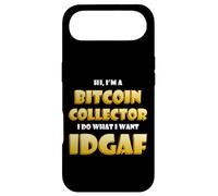 Carcasa para iPhone Air Bitcoin Collector Costume Idgaf Meme BTC Mining Gear Bitcoin