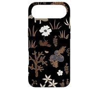 Carcasa para iPhone Air Black and Brown Cottagecore Mushroom Fall Nature Moss