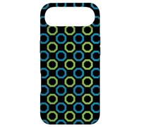 Carcasa para iPhone Air Black Blue Green Geometric Polka Dot Octagons Pattern