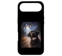 Carcasa para iPhone Air Black Lab Dog Selfie Alien UFO Abducti0n Bosque Escena Espacial
