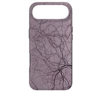 Carcasa para iPhone Air Black Purple Organic Roots - Árbol Generativo Abstracto