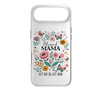 Carcasa para iPhone Air Blessed Mama Floral Christian Butterfly Let Go and Let God