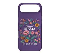 Carcasa para iPhone Air Blessed Mama Floral Christian Butterfly Let Go and Let God