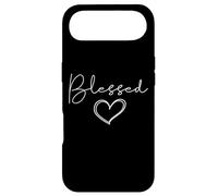 Carcasa para iPhone Air Blessed T-Shirt for Women Cute Heart Graphic