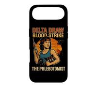 Carcasa para iPhone Air Blood Draw Humor Retro Flebotomista Héroe Acción Amantes