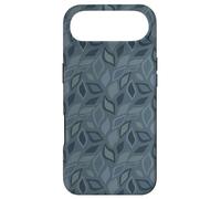 Carcasa para iPhone Air Blue Grey Leaf-Like Teardrop Petal Botanical Pattern