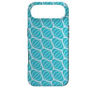 Carcasa para iPhone Air Blue Light Curved Lines Loops Almonds Oval Art Deco Pattern