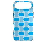 Carcasa para iPhone Air Blue Rounded Ellipse Capsule Oval Egg Geometric Pattern