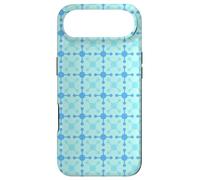 Carcasa para iPhone Air Blue Squares Grid Crosses Dot Molecule Scandinavian Pattern
