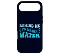 Carcasa para iPhone Air Blue Wavy Recuérdame Beber Agua
