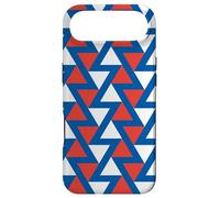 Carcasa para iPhone Air Blue White Red France Triangle Zigzag Line French Pattern