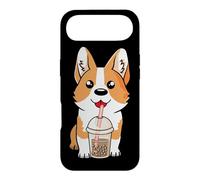 Carcasa para iPhone Air Boba Milk Tea Corgi Dog Puppy Lover Kawaii Anime japonés