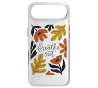 Carcasa para iPhone Air Boho Breathe out, Floral, para aliviar el estrés Durante el Mes de otoño