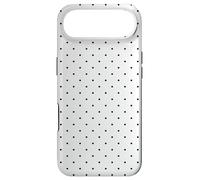 Carcasa para iPhone Air Boho Tiny Polka Dot Rockabilly Lindo Negro y Blanco Polkadot