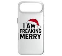 Carcasa para iPhone Air Bold I Am Freaking Merry Festive Humor Holiday Season tee