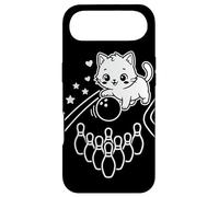 Carcasa para iPhone Air Bonito Gato Kawaii Jugando a los Bolos