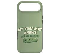 Carcasa para iPhone Air Bonito Regalo Divertido para yoguis con Texto en inglés My Yoga Mat Knows All My Secrets