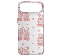 Carcasa para iPhone Air Book Stack Coquette Pink Bows Bookish Girl Aesthetic