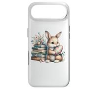 Carcasa para iPhone Air Bookish Easter Bunny Reading Book Every Bunny Loves to Read