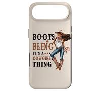 Carcasa para iPhone Air Boots and Bling It's Cowgirl Thing Western Country Melanina