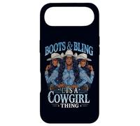 Carcasa para iPhone Air Boots and Bling It's Cowgirl Thing Western Country Melanina